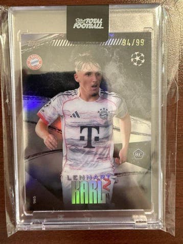 2025/26 Topps UEFA Champions League Lennart Karl /99, Nieuw