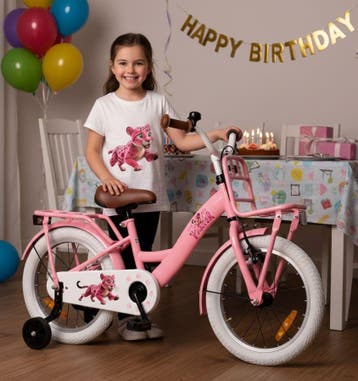 2Cycle Roze Panter 16 inch (4 tot 6 jaar) voor meisjes roze, Verzenden, Nieuw, 2Cycle