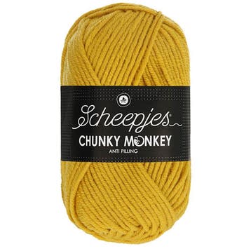 Scheepjes Chunky Monkey - 1823 mustard - Acryl Garen, Ophalen of Verzenden, Nieuw