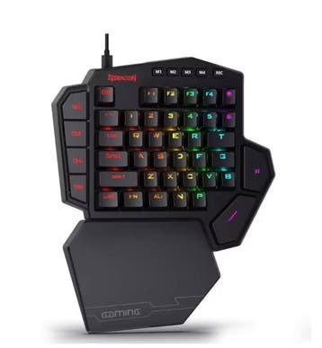 Draadloos One-Handed Gaming Keypad RGB 42 Toetsen Macro, Verzenden, Nieuw