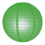 Groene lampion rond 25 cm - Lampionnen, Verzenden, Nieuw