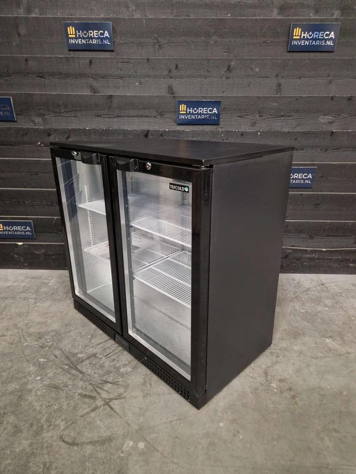 Koelkast | glasdeur | Tefcold | 2-deurs barkoeling | DB201H, Zakelijke goederen, Horeca | Keukenapparatuur, Nieuw in verpakking