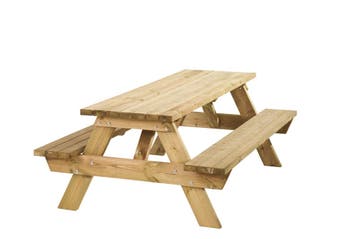Picknicktafel Pieter Groen Geïmpregneerd - Lengte 220 cm, Nieuw