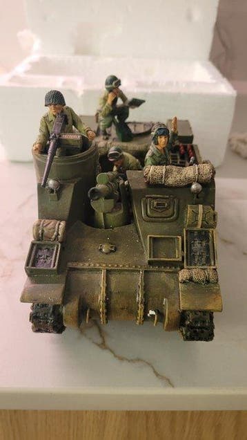 Themacollectie - Miniatuur militaire figuur en tankmodel -, Nieuw