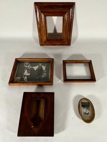 Fotolijst (5) - Verguld messing - Lot, Biedermeier & Rococo