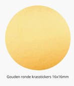 30 mini krasstickers GOUD 1,6mm, Hobby en Vrije tijd, Stickers en Plaatjes, Ophalen of Verzenden, Nieuw, Sticker