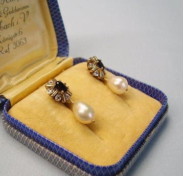 Zonder minimumprijs - Oorbellen - 8 karaat Geel goud -, Sieraden, Tassen en Uiterlijk, Oorbellen, Nieuw