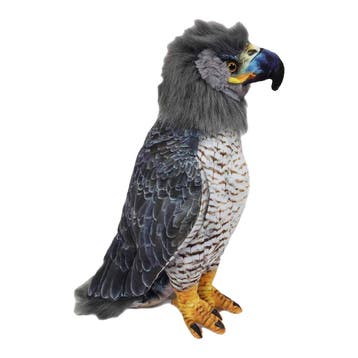Arend/adelaar knuffel - pluche - grijs/wit - 36 cm, Verzenden, Nieuw