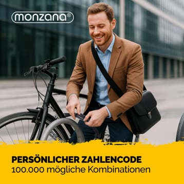 Fietsslot met Cijfercode 90cm (Auto-Fiets, Gereedschap), Verzenden, Nieuw