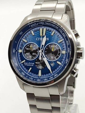 Citizen - Eco-Drive Chronograph Super Titanium - Zonder, Nieuw