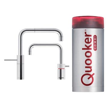 QUOOKER COMBI+ NORDIC SQUARE CHROOM - 22+NSCHR1116, Ophalen of Verzenden, Nieuw