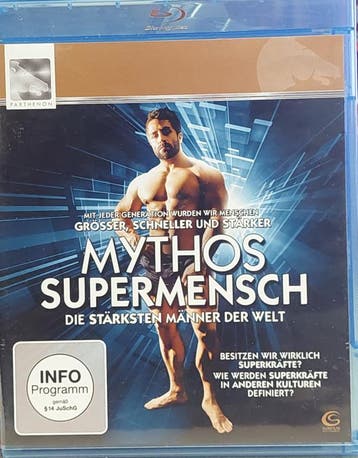 Mythos Supermensch import (blu-ray tweedehands film), Ophalen of Verzenden, Zo goed als nieuw