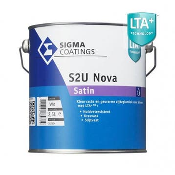 Sigma S2U Nova Satin - RAL 9010 - 0,5 liter (LAKVERF), Overige kleuren, Nieuw, Ophalen of Verzenden, Lak