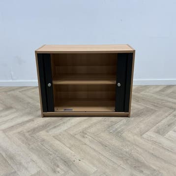 Vepa roldeurkast vv 1 legbord (hxbxd) 76x100x42 cm beuken -, Ophalen of Verzenden, Gebruikt