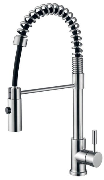 304-Floyd RVS Keukenkraan professional met handdouche, Verzenden, Nieuw