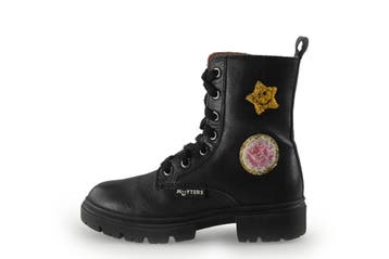 Muyters Veterboots Meisjes in maat 27 Zwart, Verzenden, Jongen of Meisje, Schoenen, Zo goed als nieuw