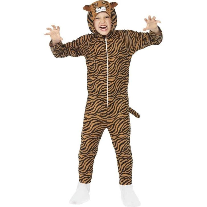 Onesie tijger verkleedpak voor kids - Dieren onesies, Kinderen en Baby's, Carnavalskleding en Verkleedspullen, Verzenden