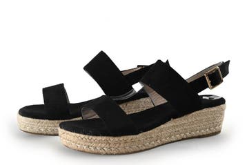 Dolcis Sandalen in maat 40 Zwart, Dolcis, Verzenden, Zwart, Sandalen of Muiltjes
