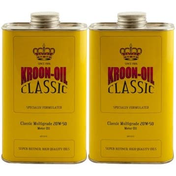 Kroon Olie Aanbieding: 2 X Classic Multigrade 20W50 1L, Verzenden