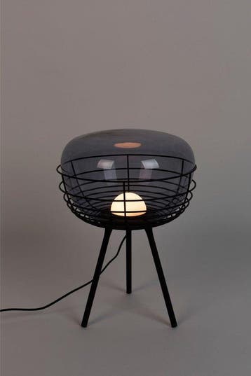 2dekans | Zuiver Smokey Tafellamp Zwart - 230 V - 7W -, Ophalen of Verzenden, Nieuw
