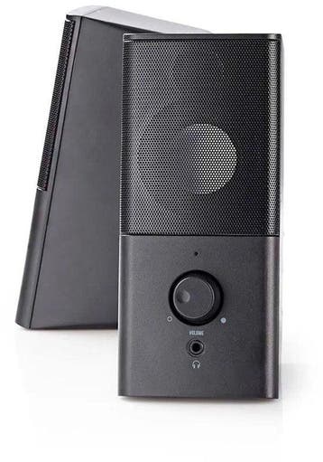 Nedis Gaming Speaker – 12W – 2.0 kanaals – USB gevoed – 3,5, Audio, Tv en Foto, Verzenden, Zo goed als nieuw