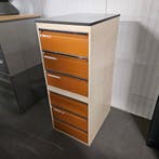 Ahrend ODA retro 2-delig ladeblok met 6 lades - 108x43x56 cm, Ophalen of Verzenden, Nieuw