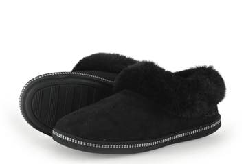 Skechers Pantoffels in maat 36 Zwart, Skechers, Verzenden, Zwart, Zo goed als nieuw