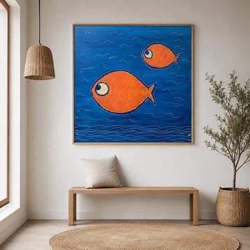 Denis Kuvayev (1971) - Goldfish on the golden bottom - XL