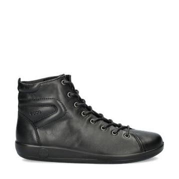 Ecco Soft 2.0 hoge sneakers voor dames in het Zwart, Ecco, Verzenden, Zwart, Nieuw