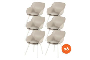 Set van 6 - Hartman Le Soleil Element dining armstoel - Soft, Tuin en Terras, Tuinsets en Loungesets, Verzenden, Nieuw, Overige materialen