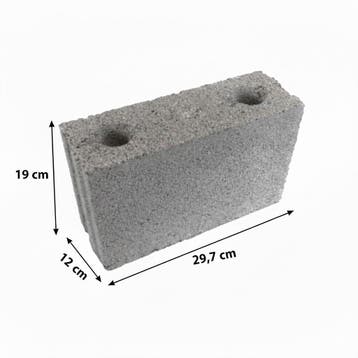 BIA ECO betonblok 29,7x12x19cm, Verzenden, Nieuw, Beton