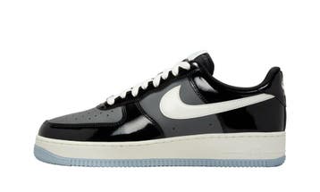 Nike Air Force 1 Low Black Iron Grey Patent, Nieuw