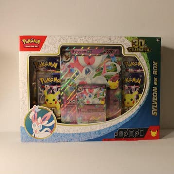 Pokémon - 1 Box - 30th Celebration Sylveon Ex box, Nieuw