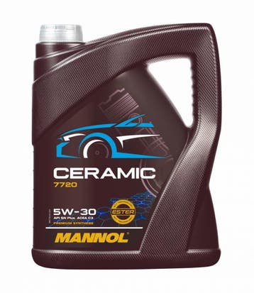 Mannol Ceramic 5W30 Vol Synthetische Motorolie - 5 Liter, Verzenden
