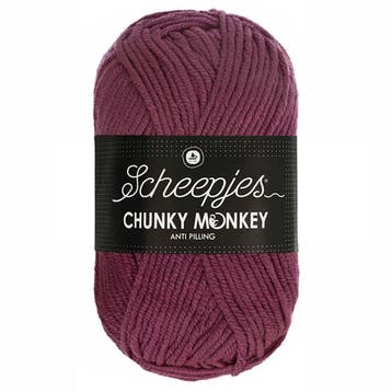 Scheepjes Chunky Monkey - 1828 grape - Acryl Garen, Ophalen of Verzenden, Nieuw