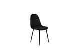 Eetkamerstoel - Inger - Zwart - Fluweel - Jörn, Verzenden, Nieuw