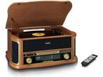 Lenco TCD-2551WD - Retro Platenspeler - Bluetooth 5.0 - Hout, Audio, Tv en Foto, Platenspelers, Verzenden, Zo goed als nieuw