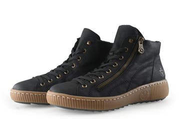 Rieker Hoge sneakers in maat 41 Zwart, Kleding | Dames, Verzenden, Zwart, Rieker, Sneakers of Gympen