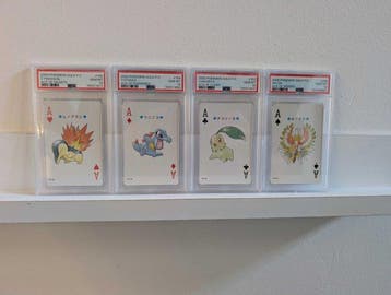 Pokémon - 4 Graded card - Ho-Oh Gold Poker Deck – Complete 4, Nieuw