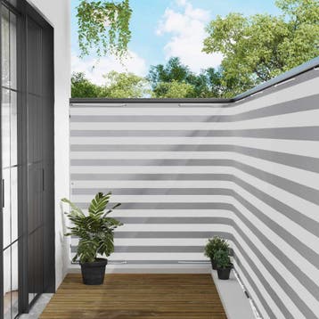 vidaXL Balkon Privacy Scherm 150 x 800 cm Stof met, Verzenden, Nieuw
