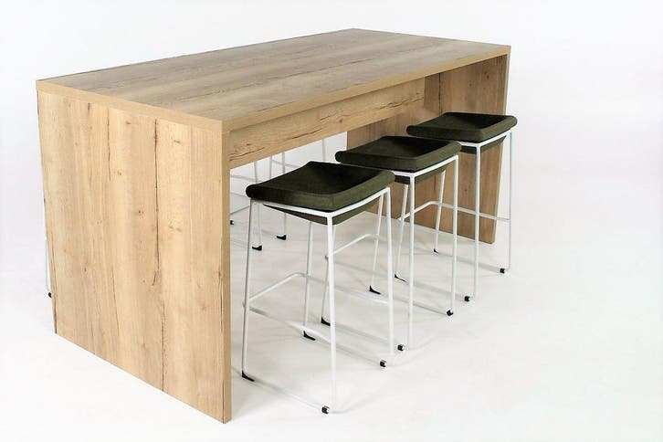 WOOD hoge vergadertafel Eiken 220x100  Eiken 220x100, Zakelijke goederen, Kantoor en Winkelinrichting | Kantoormeubilair en Inrichting