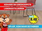 Laminaat eiken nu €0,48 p/m² i.c.m. ondervloer en plint, Ophalen, Crème, 75 m² of meer, Nieuw