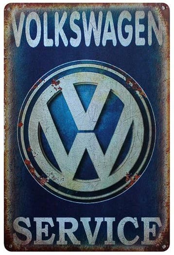 Volkswagen service Retro Bord