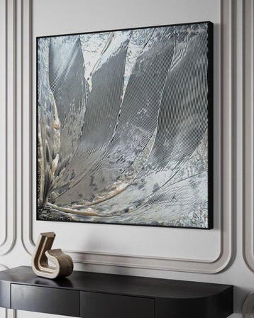 Sarah Schwarzl - Frequency PEARL ORNAMENT (Frame included)