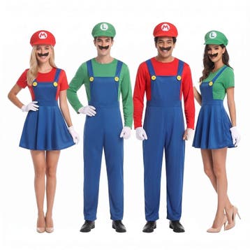 Mario en Luigi kostuum, Ophalen of Verzenden, Nieuw