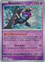 Munkidori 044/131 reverse holo Prismatic Evolutions, Ophalen of Verzenden, Nieuw, Losse kaart, Foil
