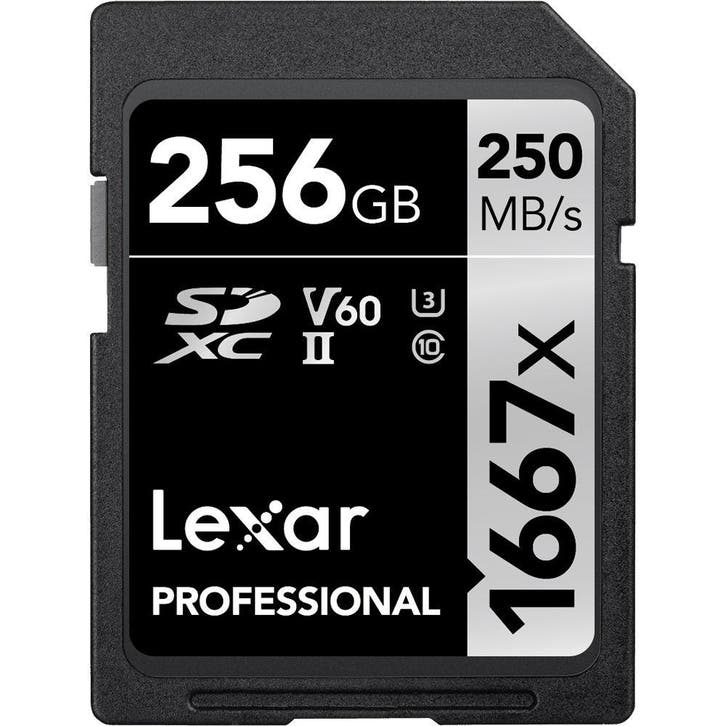 Lexar SDXC Professional 256GB 1667x UHS-II, Audio, Tv en Foto, Fotografie | Geheugenkaarten, Overige typen, Nieuw, Ophalen of Verzenden