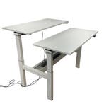 Aanbieding Steelcase Ology Duo Zit Sta Bureau - Duo werkplek, Verzenden, In hoogte verstelbaar, Zo goed als nieuw