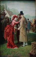 Moritz Stifter (1857-1905), attributed to - Before the race