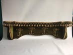 Kapstok - Fluweel, Messing - Vintage Regency coat rack